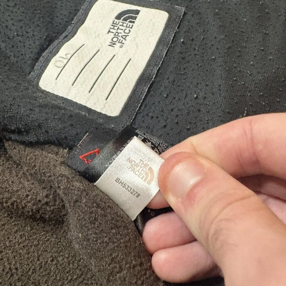 The North Face Denali Jacket Boys Large 14/16 Brown Fleece Full Zip Polartec